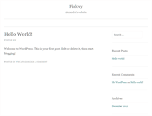 Tablet Screenshot of fialovy.com